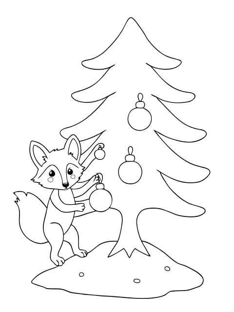 AI-generated the tree trimmer coloring page